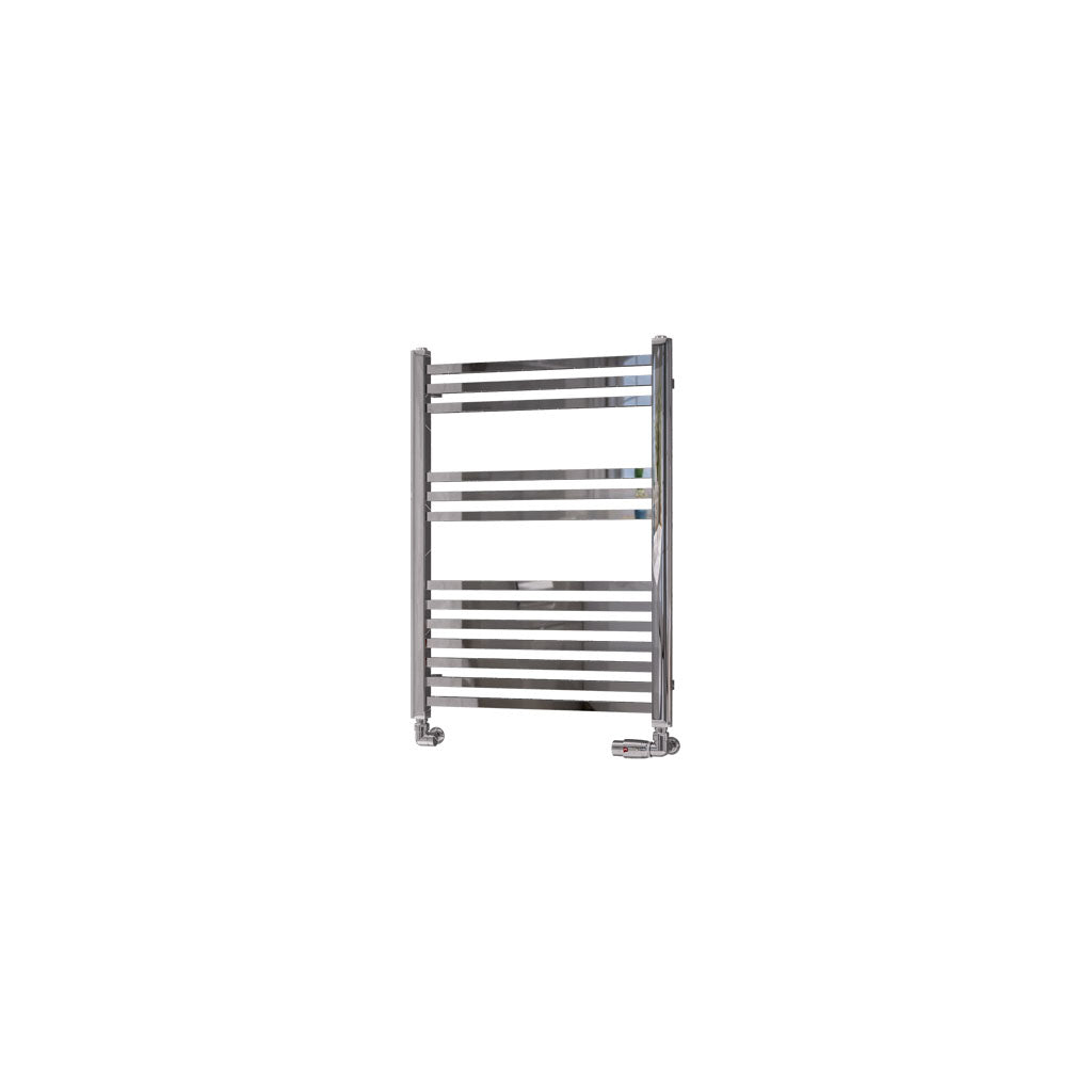 Eastbrook Rion Electric Straight Chrome Towel Rail 800mm x 600mm Cut Out Image 89.1690-ELE