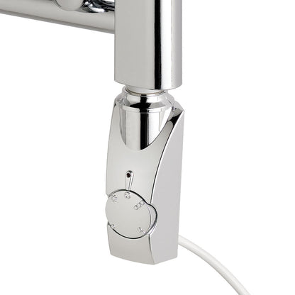 Eastbrook Rion Electric Straight Gloss White Towel Rail 1200mm x 500mm 89.1673-ELE-8.310