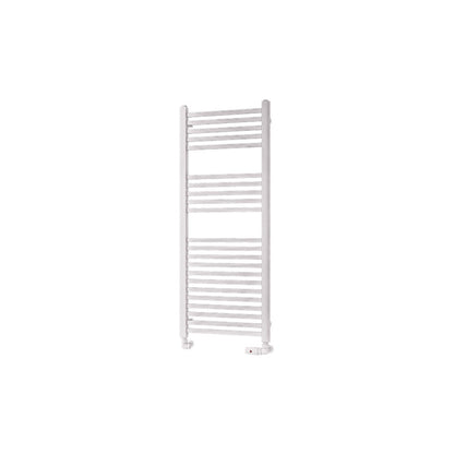 Eastbrook Rion Electric Straight Gloss White Towel Rail 1200mm x 500mm Cut Out Image 89.1673-ELE