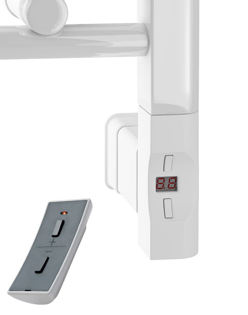 Eastbrook Rion Electric Straight Gloss White Towel Rail 1800mm x 500mm 89.1675-ELE-8.313