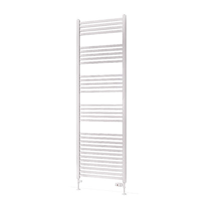 Eastbrook Rion Electric Straight Gloss White Towel Rail 1800mm x 600mm Cut Out Image 89.1676-ELE