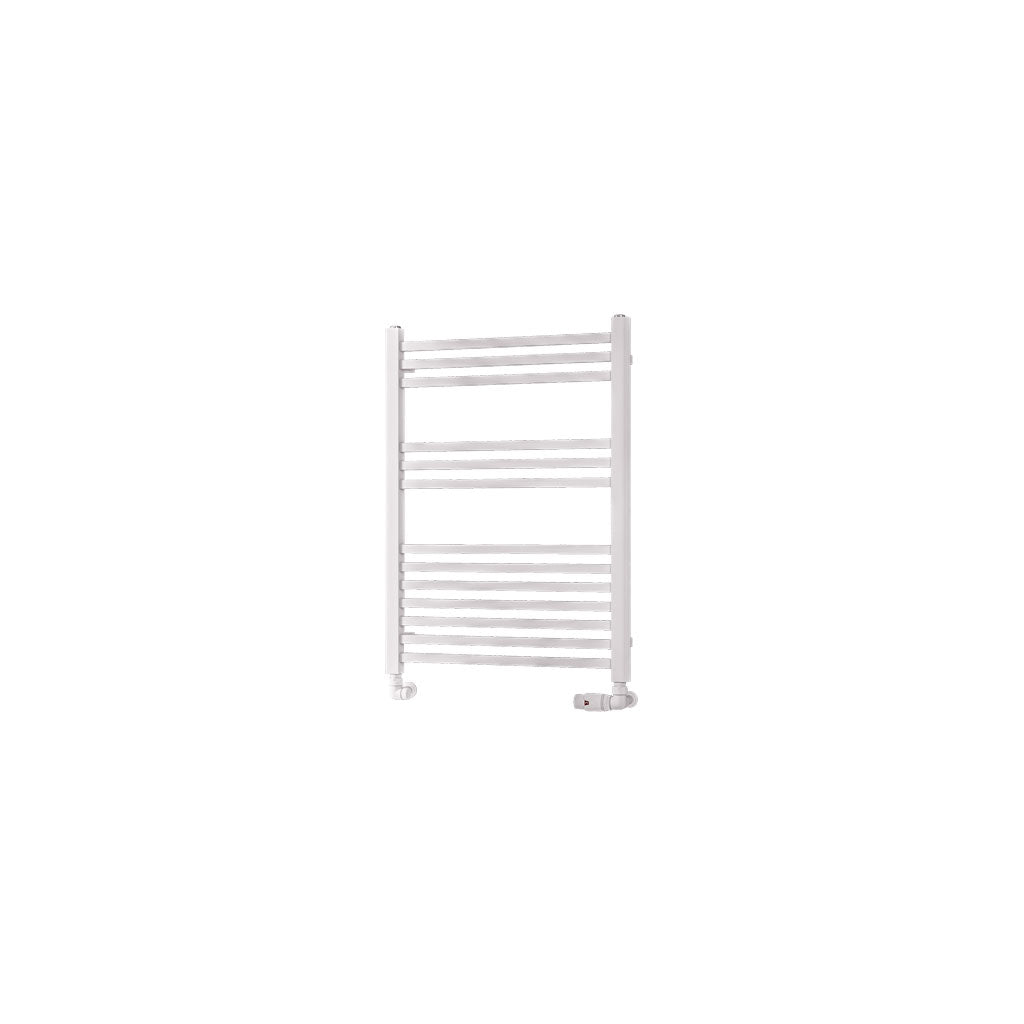 Eastbrook Rion Electric Straight Gloss White Towel Rail 800mm x 600mm Cut Out Image 89.1672-ELE