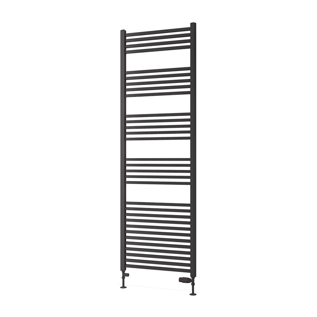Eastbrook Rion Electric Straight Matt Anthracite Towel Rail 1800mm x 600mm Cut Out Image 89.1682-ELE