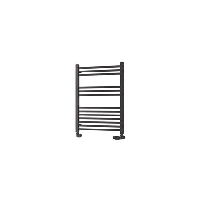 Eastbrook Rion Electric Straight Matt Anthracite Towel Rail 800mm x 600mm Cut Out Image 89.1678-ELE