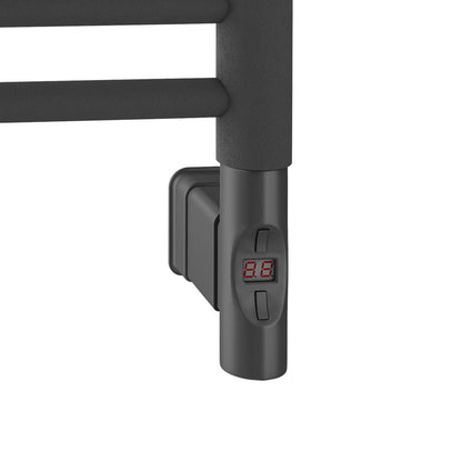 Eastbrook Rowsham Electric Matt Anthracite Designer Towel Rail 1200mm x 500mm 89.1396-ELE-8.445
