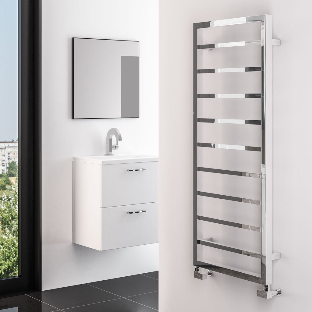Eastbrook Ryton Electric Chrome Designer Towel Rail 1600mm x 500mm 61.0018-ELE