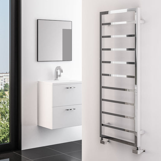 Eastbrook Ryton Electric Chrome Designer Towel Rail 1600mm x 600mm 61.0019-ELE
