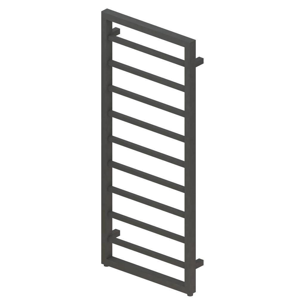 Eastbrook Ryton Electric Matt Anthracite Designer Towel Rail 1200mm x 500mm 61.0010-ELE