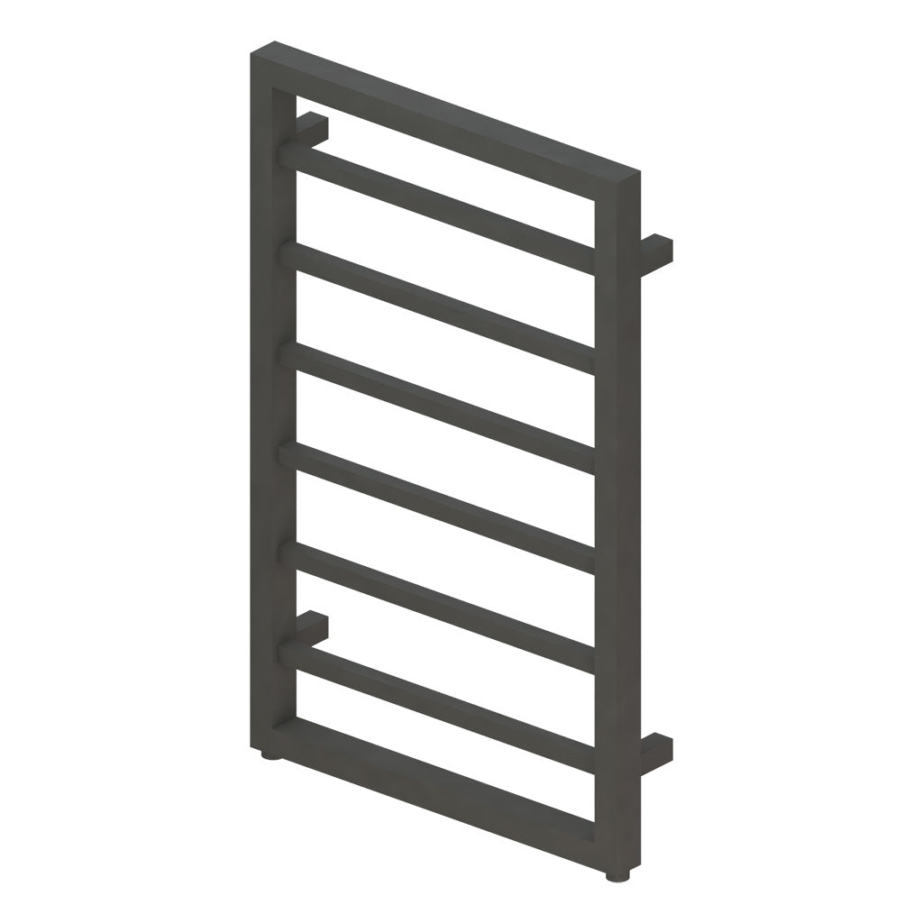 Eastbrook Ryton Electric Matt Anthracite Designer Towel Rail 800mm x 500mm 61.0008-ELE