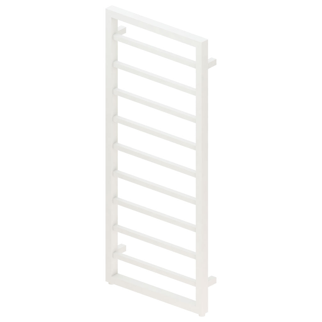 Eastbrook Ryton Electric Matt White Designer Towel Rail 1200mm x 600mm 61.0005-ELE