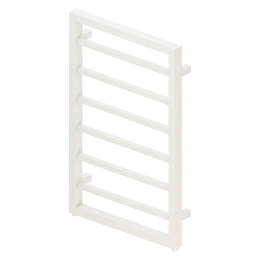 Eastbrook Ryton Electric Matt White Designer Towel Rail 800mm x 500mm 61.0002-ELE