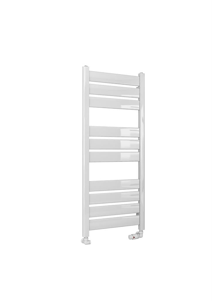 Eastbrook Santero Electric Gloss White Designer Towel Rail 1200mm x 500mm 89.1306-ELE