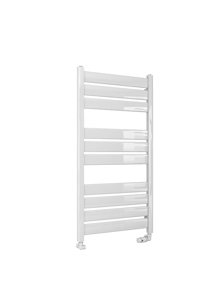 Eastbrook Santero Electric Gloss White Designer Towel Rail 1200mm x 600mm 89.1307-ELE