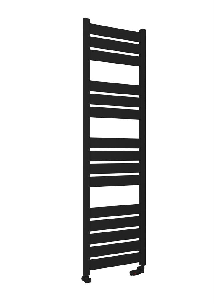 Eastbrook Santero Electric Matt Black Designer Towel Rail 1800mm x 500mm 89.1320-ELE