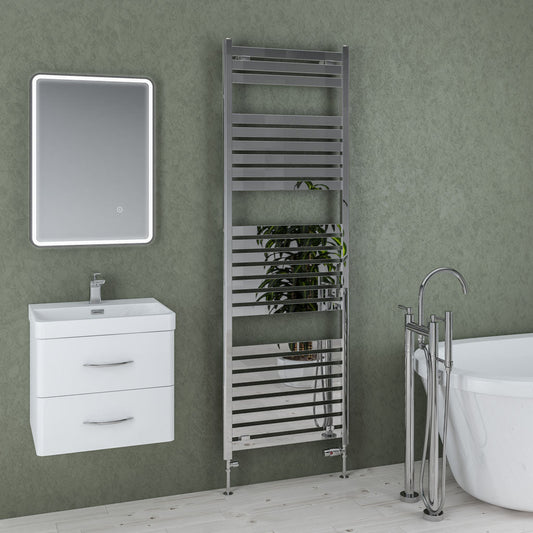 Eastbrook Staverton Electric Chrome Designer Towel Rail 1800mm x 600mm 41.0135-ELE