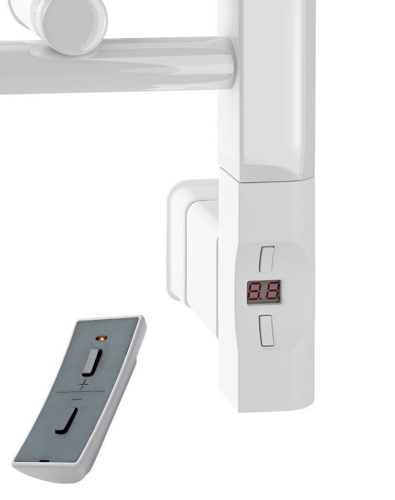 Eastbrook Staverton Electric Gloss White Designer Towel Rail 1200mm x 600mm 41.0143-ELE-8.485