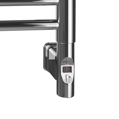 Eastbrook Staverton Electric Straight Brushed Brass Tube on Tube Designer Towel Rail 1200mm x 600mm 41.0376-ELE-8.430