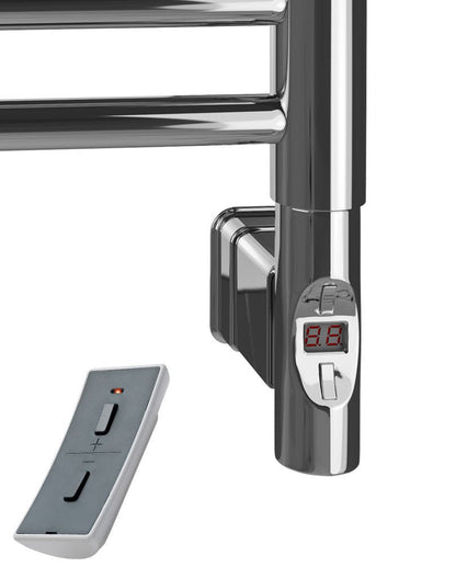 Eastbrook Staverton Electric Straight Brushed Brass Tube on Tube Designer Towel Rail 1200mm x 600mm 41.0376-ELE-8.500