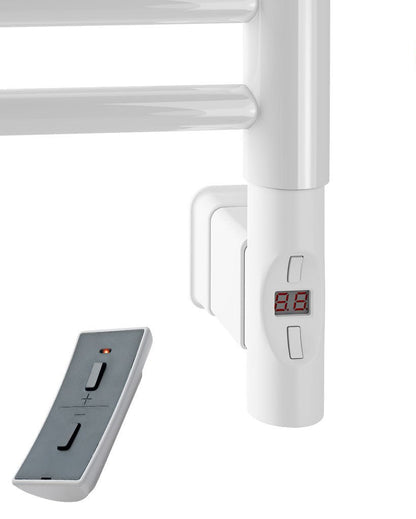 Eastbrook Staverton Electric Straight Gloss White Tube on Tube Designer Towel Rail 1800mm x 500mm 41.0195-ELE-8.361