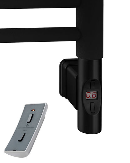 Eastbrook Tunstall Electric Matt Black Designer Towel Rail 1600mm x 500mm 89.0039-ELE-8.375