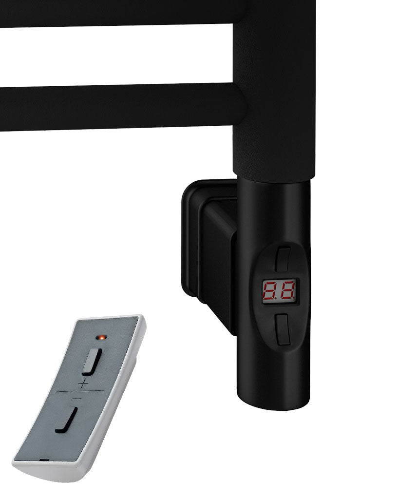 Eastbrook Tunstall Electric Matt Black Designer Towel Rail 1600mm x 500mm 89.0039-ELE-8.515