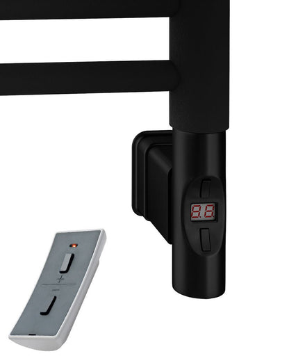 Eastbrook Tunstall Electric Matt Black Designer Towel Rail 560mm x 1000mm 89.0027-ELE-8.375