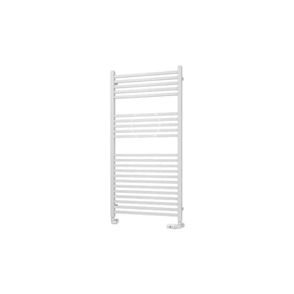 Eastbrook Tuscan Electric Multirail Square Gloss White Towel Rail 1200mm x 600mm Cut Out Image 89.1650-ELE