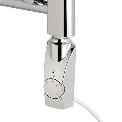 Eastbrook Tuscan Electric Multirail Square Gloss White Towel Rail 1800mm x 600mm 89.1652-ELE-8.310