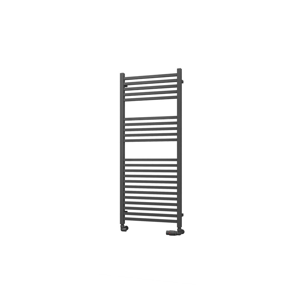 Eastbrook Tuscan Electric Multirail Square Matt Anthracite Towel Rail 1200mm x 500mm Cut Out Image 89.1655-ELE