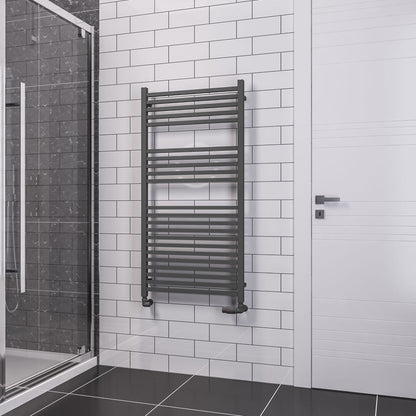 Eastbrook Tuscan Electric Multirail Square Matt Anthracite Towel Rail 1200mm x 600mm 89.1656-ELE