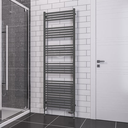 Eastbrook Tuscan Electric Multirail Square Matt Anthracite Towel Rail 1800mm x 600mm 89.1658-ELE