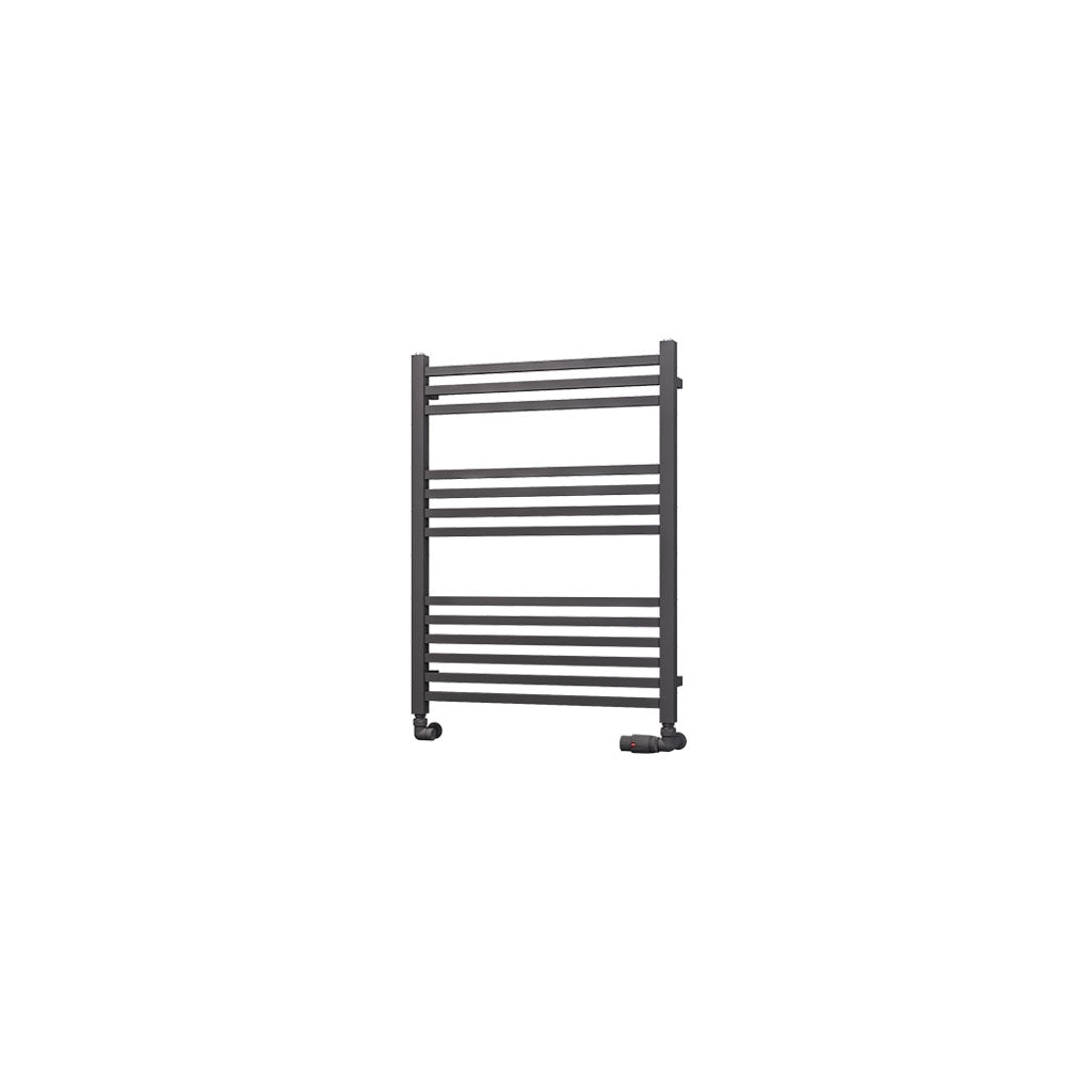 Eastbrook Tuscan Electric Multirail Square Matt Anthracite Towel Rail 800mm x 600mm Cut Out Image 89.1654-ELE