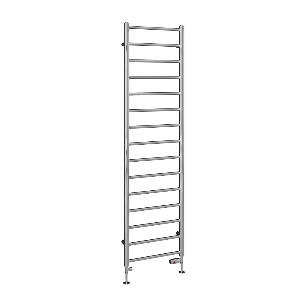 Eastbrook Tuscan Electric Round Straight Chrome Towel Rail 1800mm x 500mm Cut Out Image 89.1600-ELE