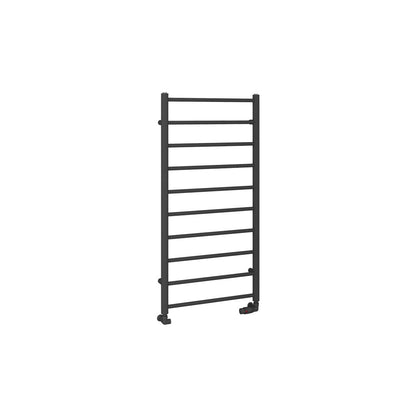 Eastbrook Tuscan Electric Round Straight Matt Anthracite Towel Rail 1200mm x 600mm Cut Out Image 89.1587-ELE