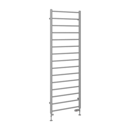 Eastbrook Tuscan Electric Round Straight Matt Grey Towel Rail 1800mm x 600mm Cut Out Image 89.1583-ELE