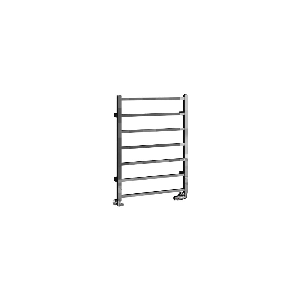 Eastbrook Tuscan Electric Square Chrome Towel Rail 800mm x 600mm Cut Out Image 89.1269-ELE