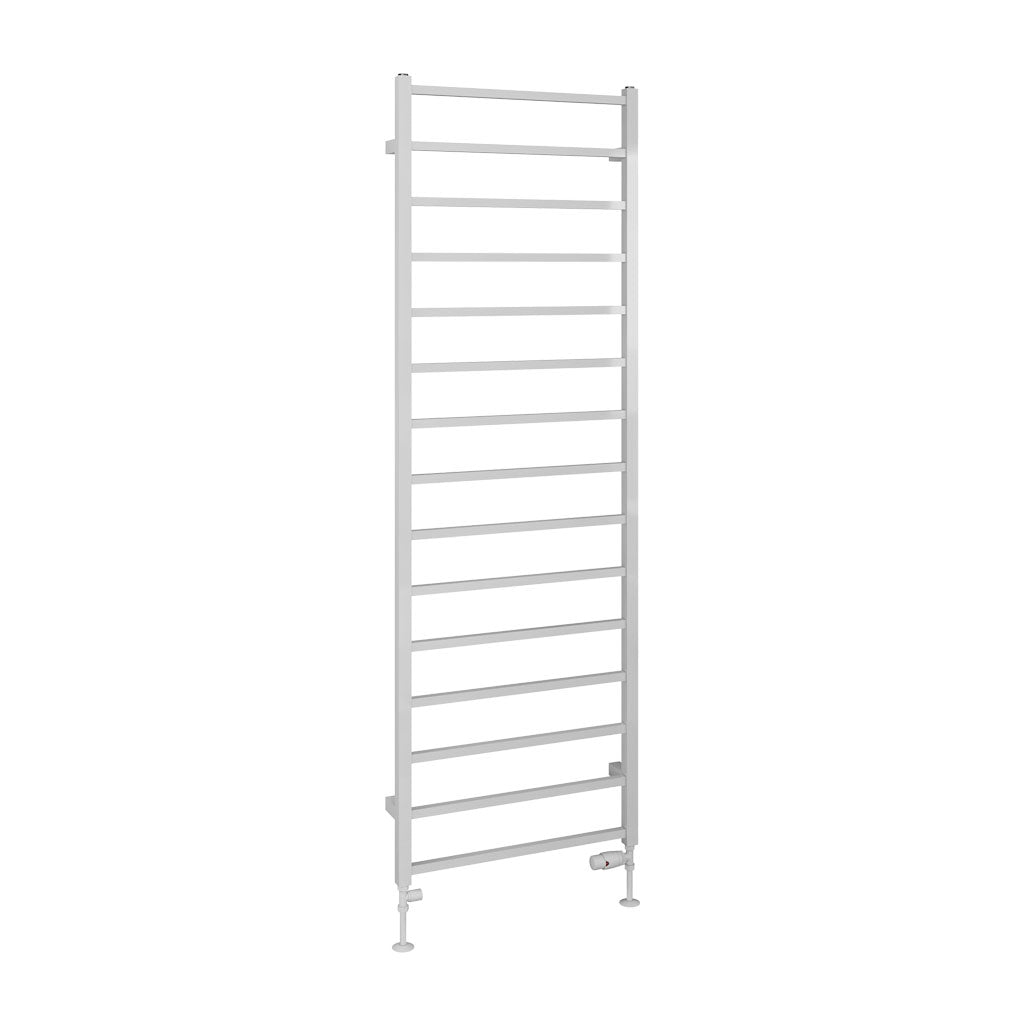 Eastbrook Tuscan Electric Square Gloss White Towel Rail 1800mm x 600mm Cut Out Image 89.1249-ELE