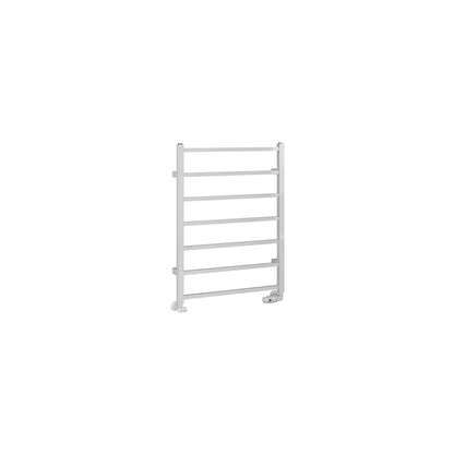 Eastbrook Tuscan Electric Square Gloss White Towel Rail 800mm x 600mm Cut Out Image 89.1245-ELE