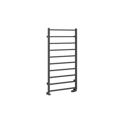 Eastbrook Tuscan Electric Square Matt Anthracite Towel Rail 1200mm x 600mm Cut Out Image 89.1259-ELE