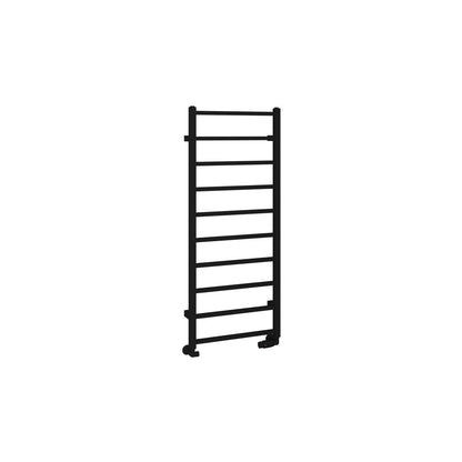 Eastbrook Tuscan Electric Square Matt Black Towel Rail 1200mm x 500mm Cut Out Image 89.1264-ELE