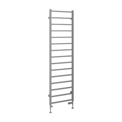 Eastbrook Tuscan Electric Square Matt Grey Towel Rail 1800mm x 500mm Cut Out Image 89.1254-ELE