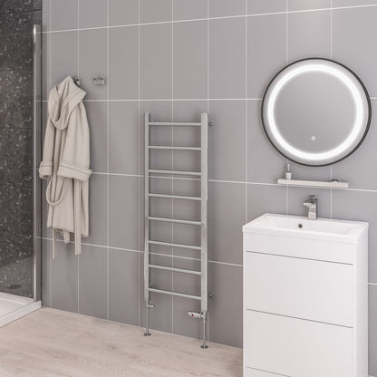 Eastbrook Tuscan Electric Straight Chrome Towel Rail 1200mm x 450mm 41.0310-ELE
