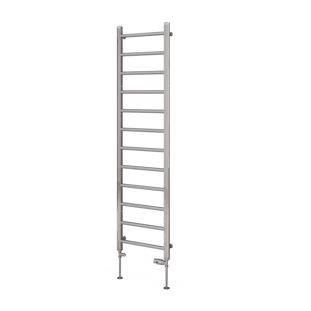 Eastbrook Tuscan Electric Straight Chrome Towel Rail 1750mm x 450mm Cut Out Image 41.0312-ELE