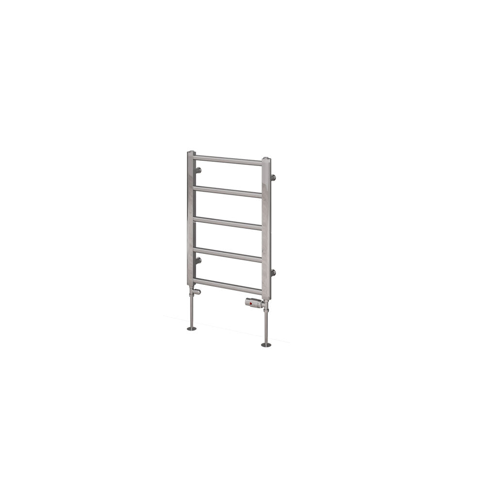 Eastbrook Tuscan Electric Straight Chrome Towel Rail 650mm x 450mm Cut Out Image 41.0308-ELE