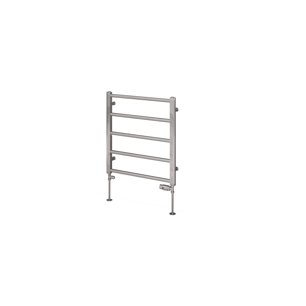 Eastbrook Tuscan Electric Straight Chrome Towel Rail 650mm x 600mm Cut Out Image 41.0309-ELE