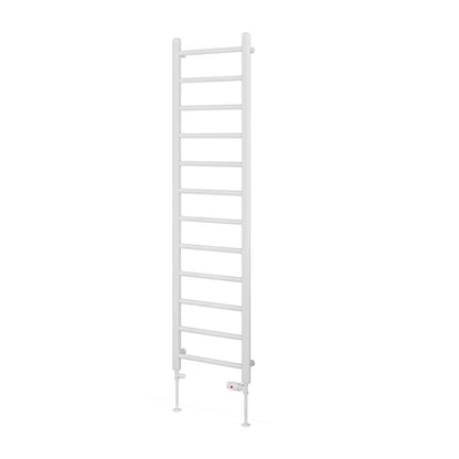 Eastbrook Tuscan Electric Straight Gloss White Towel Rail 1750mm x 450mm Cut Out Image 41.0318-ELE