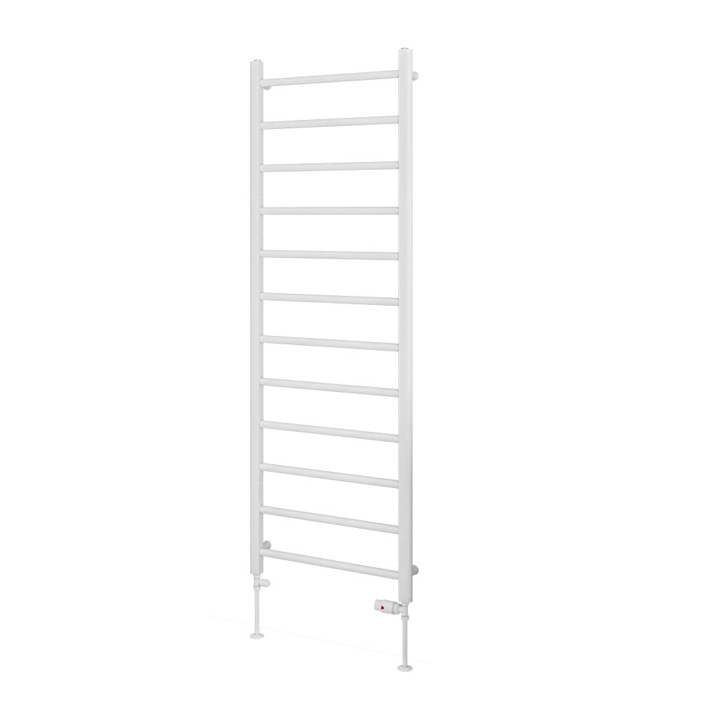 Eastbrook Tuscan Electric Straight Gloss White Towel Rail 1750mm x 600mm Cut Out Image 41.0319-ELE
