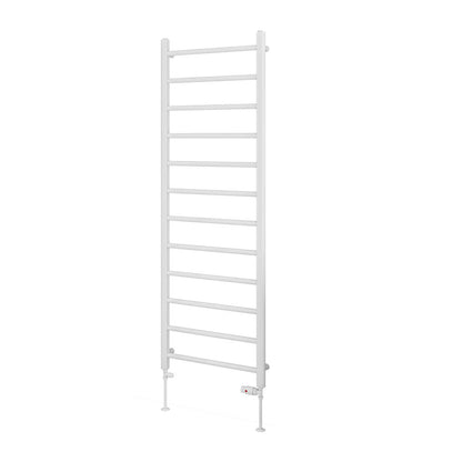 Eastbrook Tuscan Electric Straight Gloss White Towel Rail 1750mm x 600mm Cut Out Image 41.0319-ELE