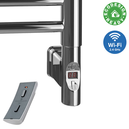 Eastbrook Violla Electric Polished Stainless Steel Towel Rail 1630mm x 600mm 91.0177-ELE-8.500