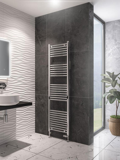 Eastbrook Wingrave Electric Straight Chrome Towel Rail 1800mm x 500mm 89.0092-ELE